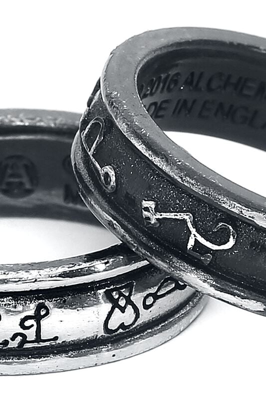 Gothicana By Emp "Demons And Angels" Ring By Alchemy Gothic