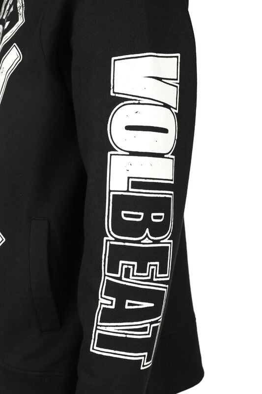 Gothicana By Emp "Denmark Skull" Hoodie Black By Volbeat