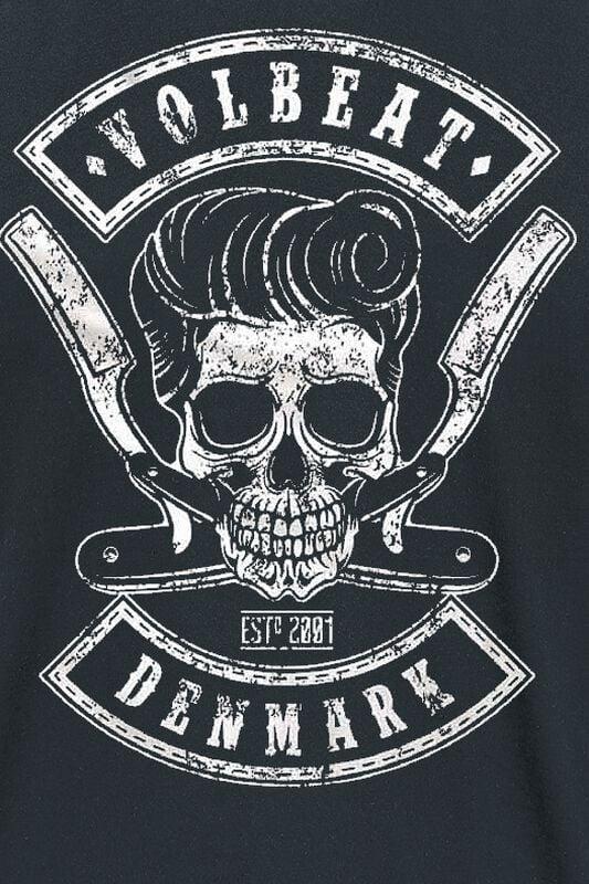 Gothicana By Emp "Denmark Skull" T-Shirt Black By Volbeat