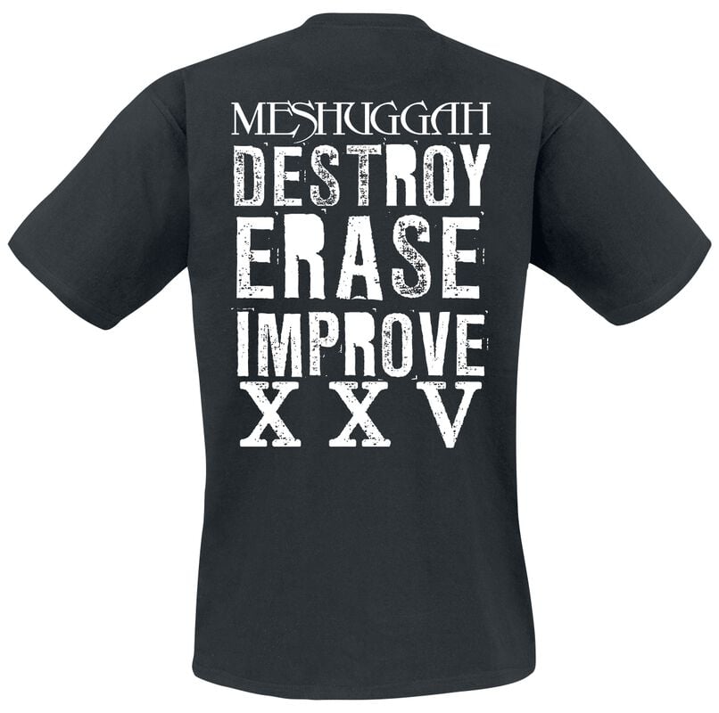 Gothicana By Emp "Destroy Erase Improve XXV" T-Shirt Black By Meshuggah