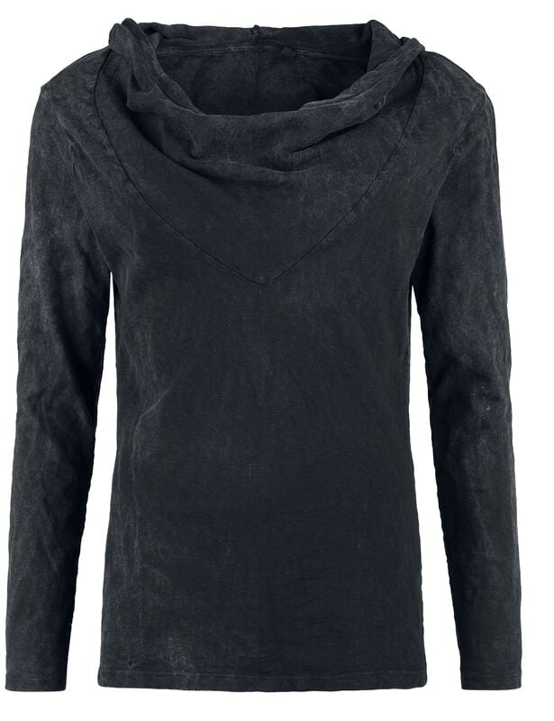 gothicana by emp "Deva hooded top" Hoodie grey by Outer Vision