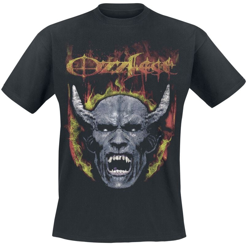 gothicana by emp "Devil Face Seam Spray" T-Shirt black by Ozzy Osbourne