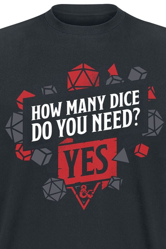 Gothicana By Emp "Dice" T-Shirt Black By Dungeons And Dragons