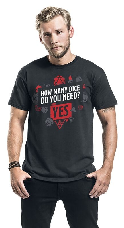 Gothicana By Emp "Dice" T-Shirt Black By Dungeons And Dragons