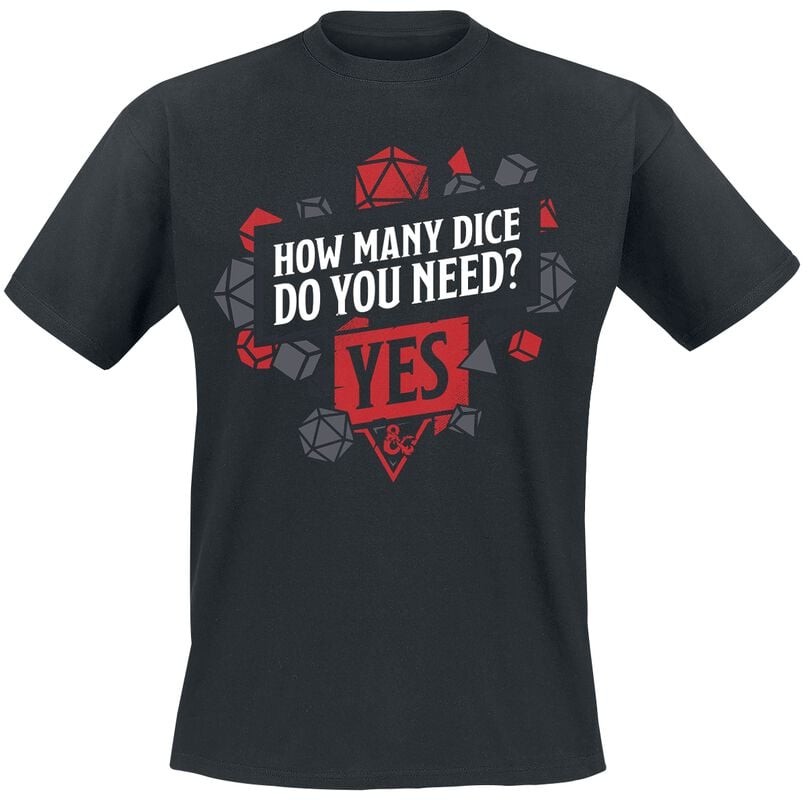 gothicana by emp "Dice" T-Shirt black by Dungeons and Dragons