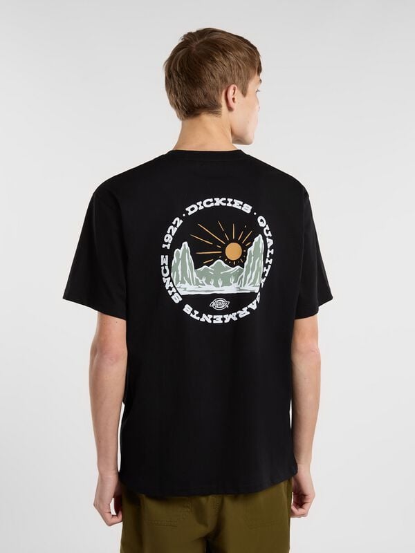Gothicana By Emp "DICKIES OUTDOOR T-SHIRT" T-Shirt Black By Dickies