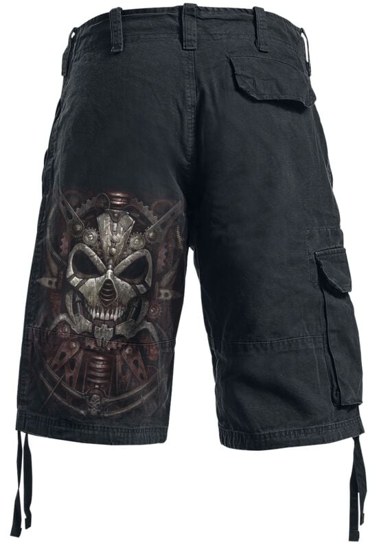 Gothicana By Emp "Diesel Punk" Shorts Black By Spiral