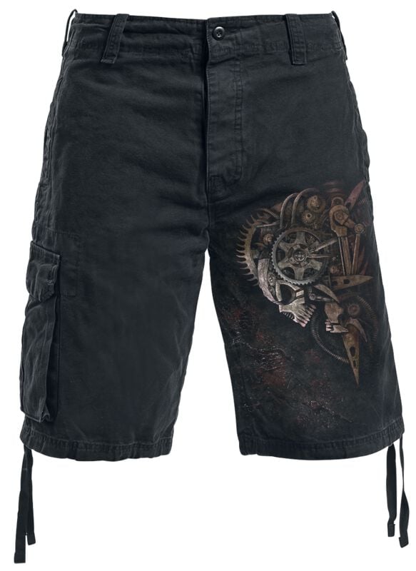 gothicana by emp "Diesel Punk" Shorts black by Spiral