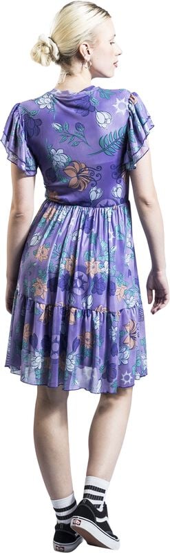 Gothicana By Emp "Disney Princess - Picnic Collection - Tangled" Midi Dress Multicolour By Tangled