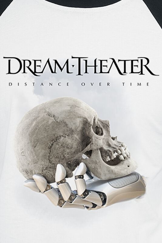 Gothicana By Emp "Distance Over Time" T-Shirt White-black By Dream Theater