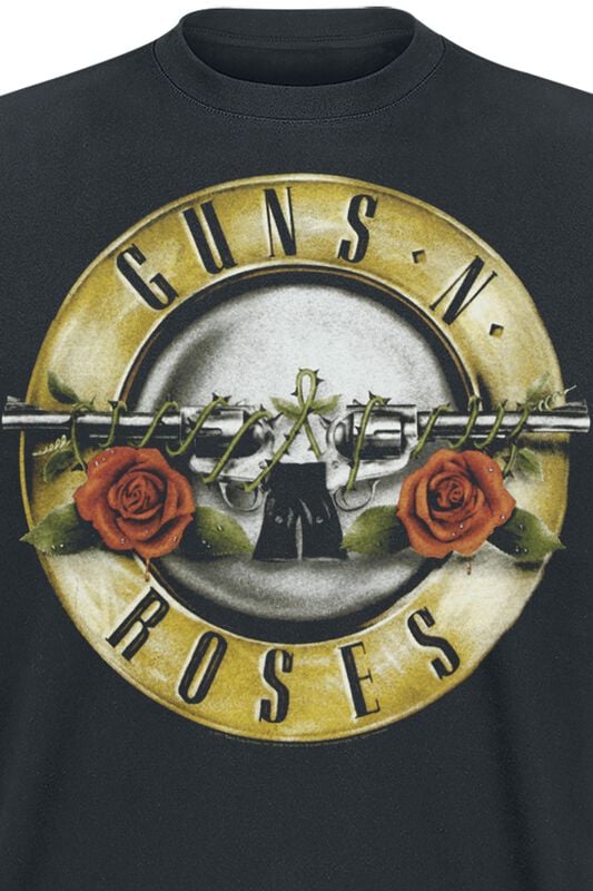 Gothicana By Emp "Distressed Bullet" T-Shirt Black By Guns N' Roses