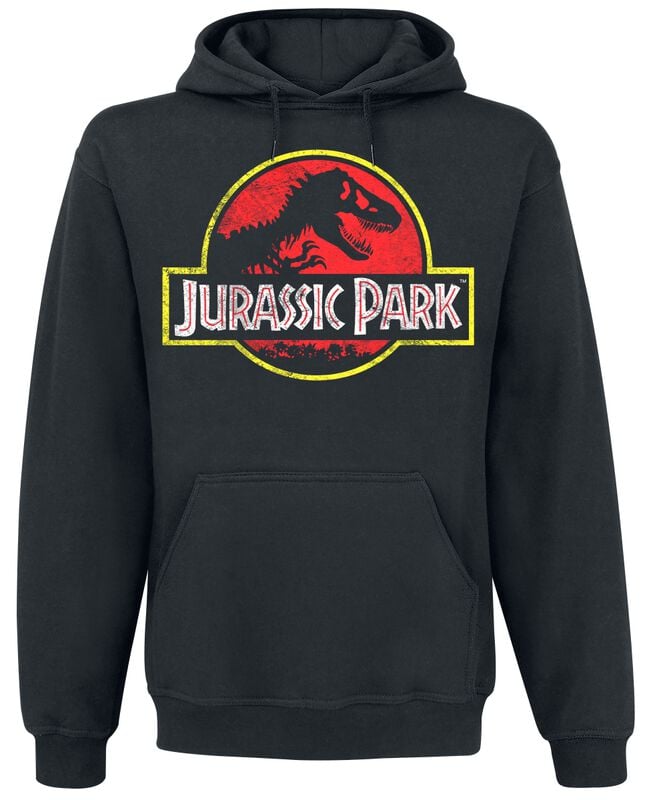 gothicana by emp "Distressed Logo" Hoodie black by Jurassic Park