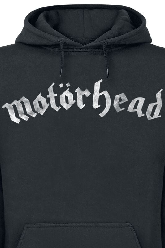 Gothicana By Emp "Distressed Logo" Hoodie Black By Motörhead