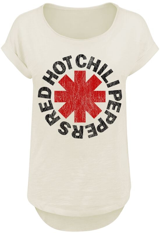 gothicana by emp "Distressed Logo" T-Shirt beige by Red Hot Chili Peppers