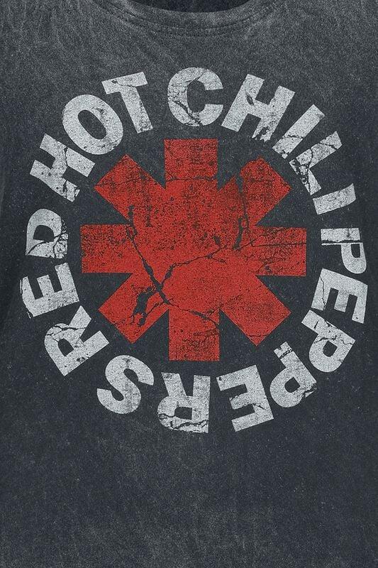 Gothicana By Emp "Distressed Logo" Tanktop Black By Red Hot Chili Peppers