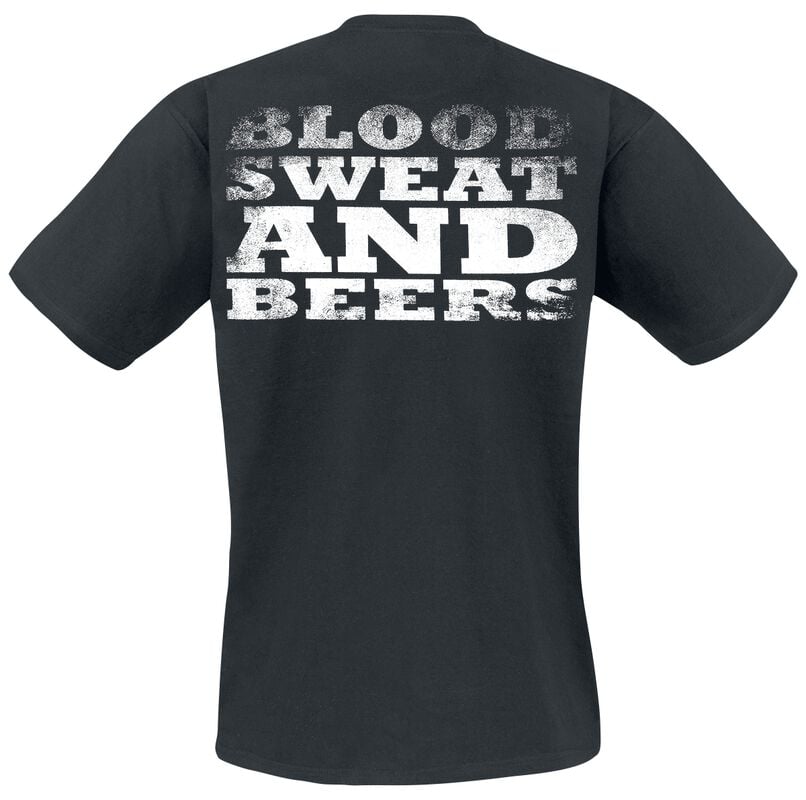 Gothicana By Emp "Distressed Monkey" T-Shirt Black By Gas Monkey Garage