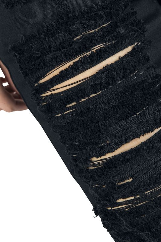 Gothicana By Emp "Distressed Shorts" Shorts Black By Forplay