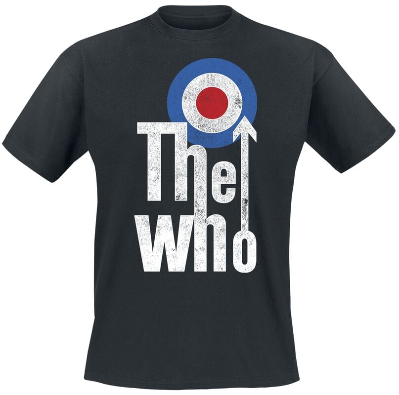 gothicana by emp "Distressed Target Logo" T-Shirt black by The Who