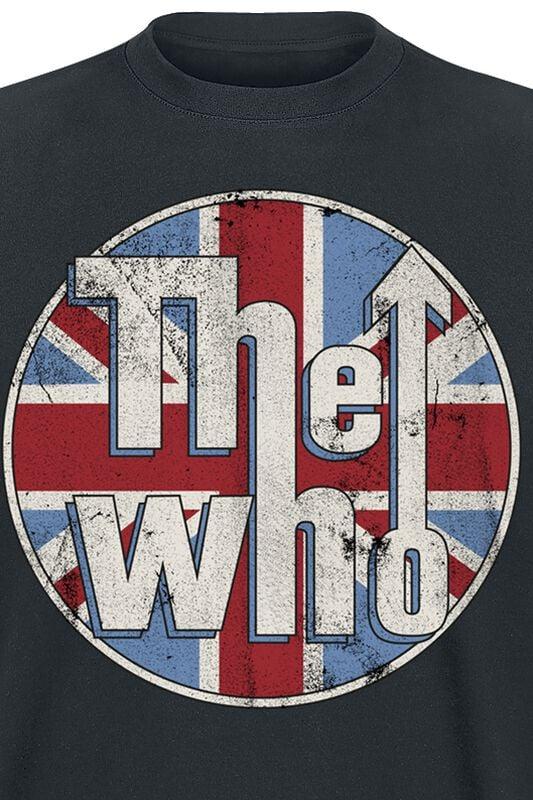 Gothicana By Emp "Distressed Union Jack" T-Shirt Black By The Who