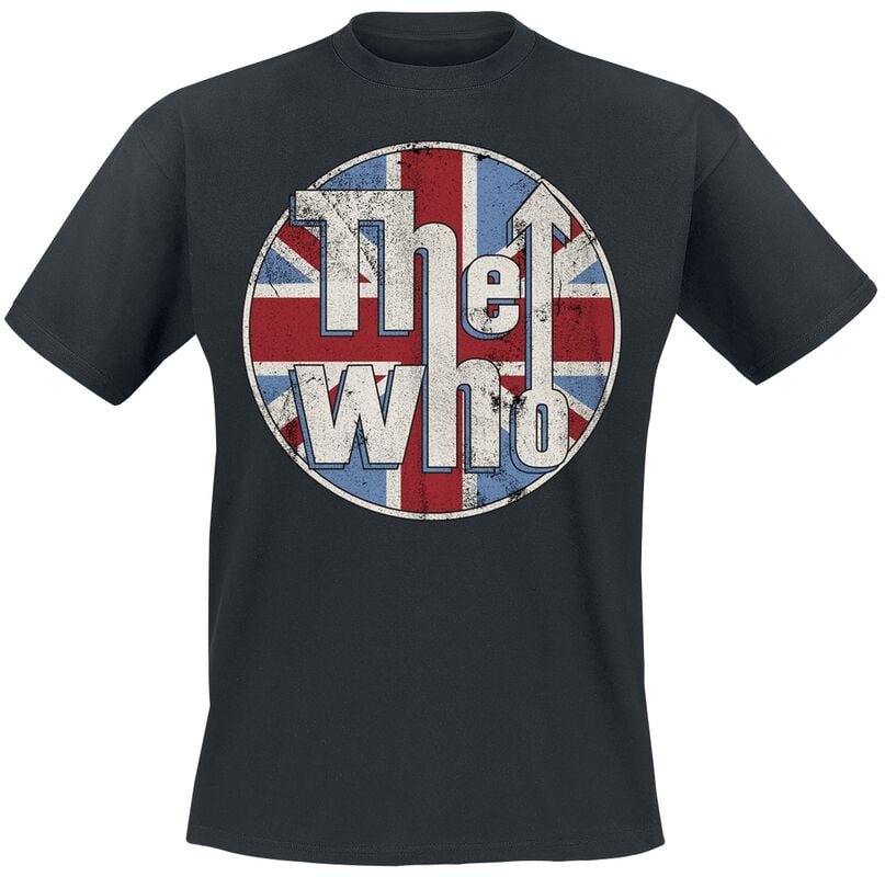gothicana by emp "Distressed Union Jack" T-Shirt black by The Who