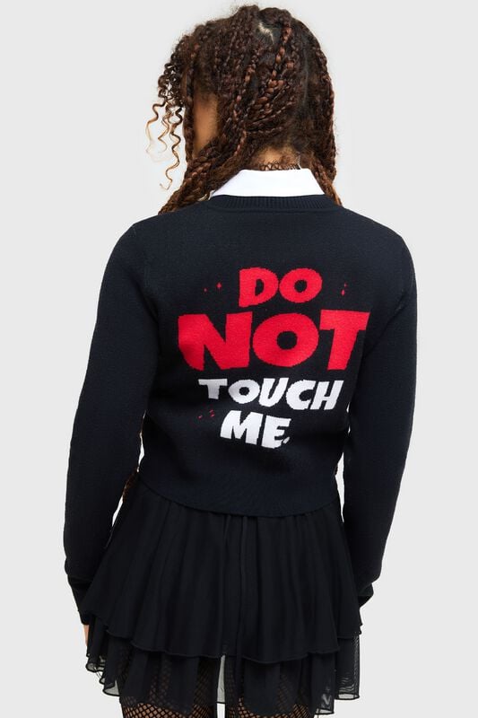 Gothicana By Emp "Do Not Touch Me Cardgian" Cardigan Black By THE VAMPURR By KILLSTAR