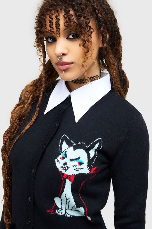 Gothicana By Emp "Do Not Touch Me Cardgian" Cardigan Black By THE VAMPURR By KILLSTAR