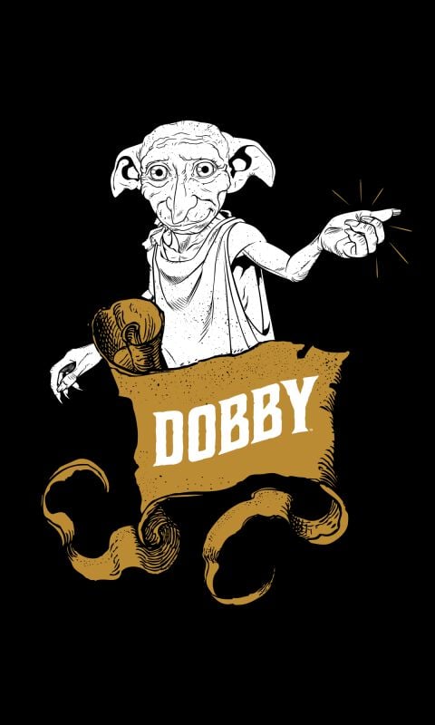 Gothicana By Emp "Dobby" T-Shirt Black By Harry Potter