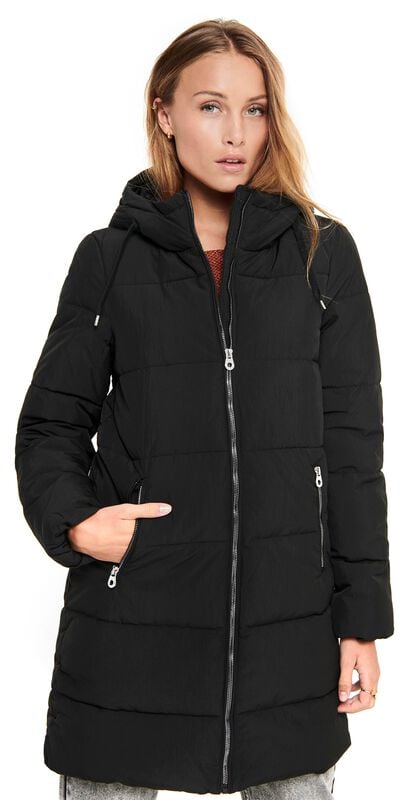 Gothicana By Emp "Dolly Long Puffer Coat" Coats Black By Only