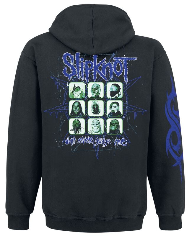 Gothicana By Emp "Don't Ever Judge Me Multi Photo" Hoodie Black By Slipknot