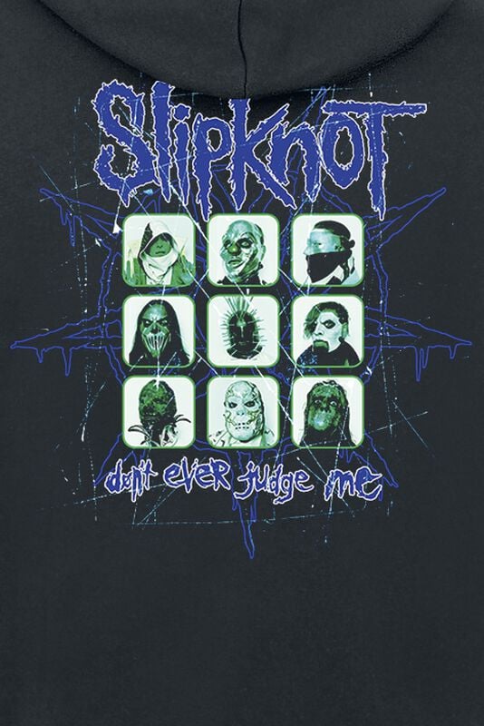 Gothicana By Emp "Don't Ever Judge Me Multi Photo" Hoodie Black By Slipknot
