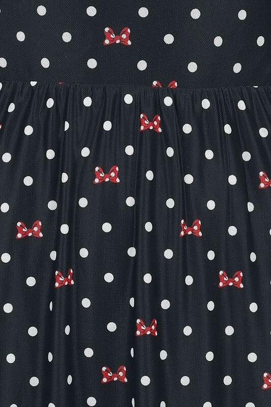 Gothicana By Emp "Dots And Bows" Mini Dress Multicolour By Mickey Mouse