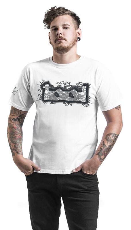 Gothicana By Emp "Double Image" T-Shirt White By Tool