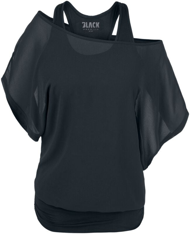 Gothicana By Emp "Double Layered - Ladies’ Tops - Bundle" T-Shirt Multicolour By Black Premium By EMP
