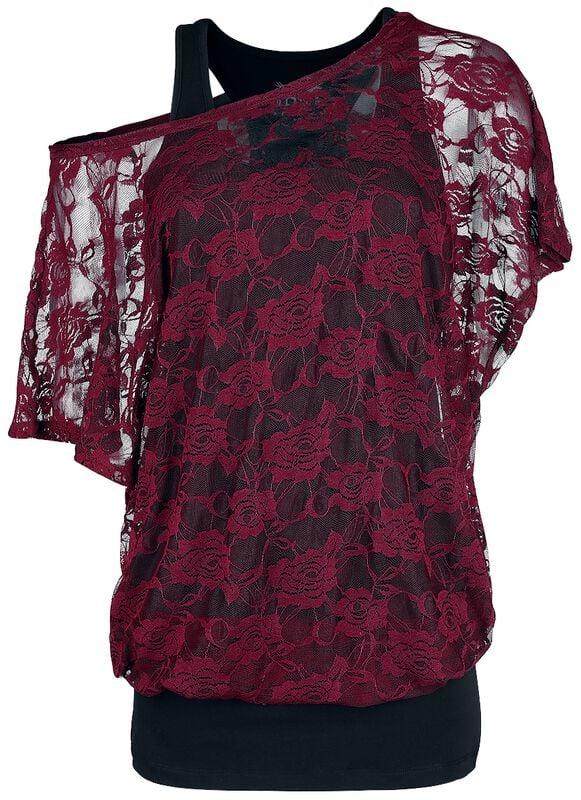 Gothicana By Emp "Double Layered - Ladies’ Tops - Bundle" T-Shirt Multicolour By Black Premium By EMP