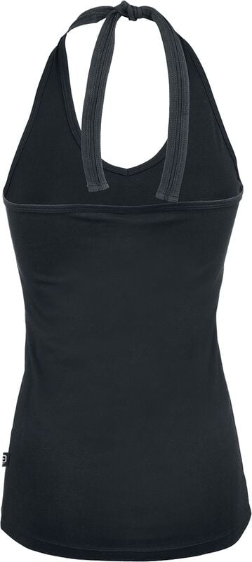 Gothicana By Emp "Double-Pack Halterneck Tops" Halternecks Black By RED By EMP