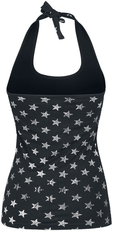 Gothicana By Emp "Double-Pack Halterneck Tops" Halternecks Black By RED By EMP