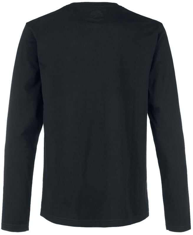 Gothicana By Emp "Double Pack Long-Sleeve Tops In Black With Crew Neck" Long-sleeve Shirt Black By RED By EMP