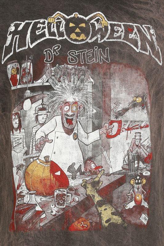 Gothicana By Emp "Dr. Stein" T-Shirt Grey By Helloween