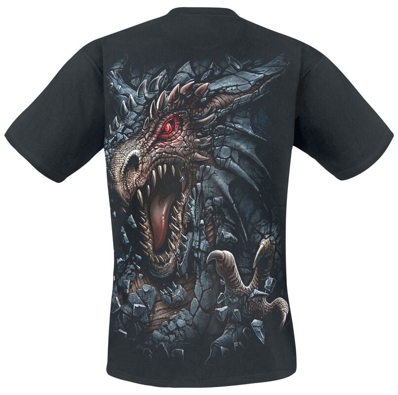 Gothicana By Emp "Dragon's Lair" T-Shirt Black By Spiral