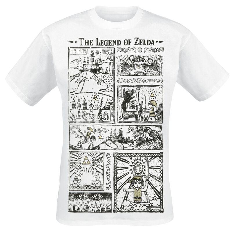 gothicana by emp "Drawings" T-Shirt white by The Legend Of Zelda