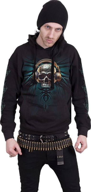 Gothicana By Emp "Dread Rocks" Hoodie Black By Spiral