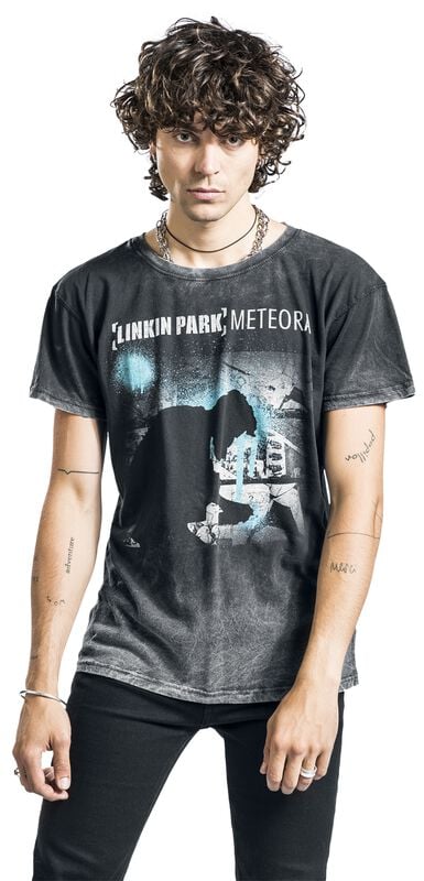 Gothicana By Emp "Drip Collage" T-Shirt Grey By Linkin Park