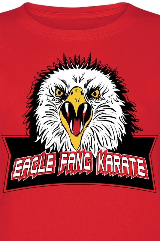 Gothicana By Emp "Eagle Fang Karate" T-Shirt Red By Cobra Kai