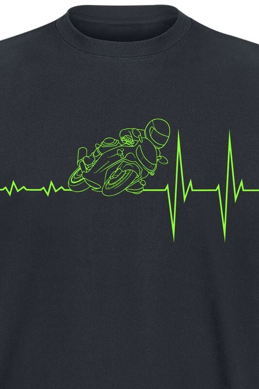 Gothicana By Emp "ECG - Motorcycle" T-Shirt Black By Slogans