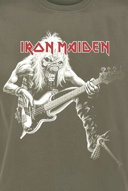 Gothicana By Emp "Eddie Bass" T-Shirt Green By Iron Maiden