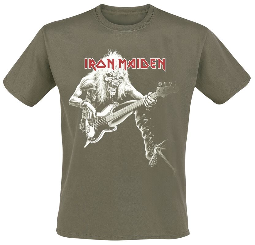 gothicana by emp "Eddie Bass" T-Shirt green by Iron Maiden