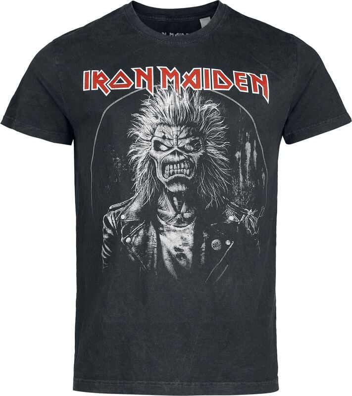 gothicana by emp "Eddie Half Circle" T-Shirt anthracite by Iron Maiden