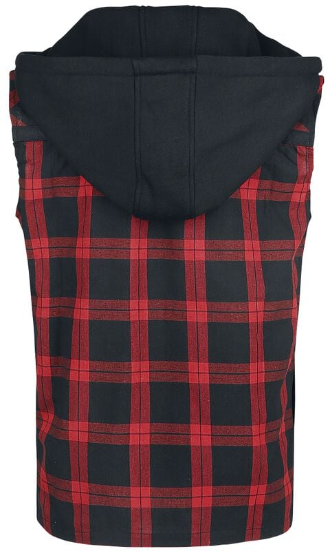 Gothicana By Emp "Eetu Shirt" Short-sleeved Shirt Black-red By Vixxsin