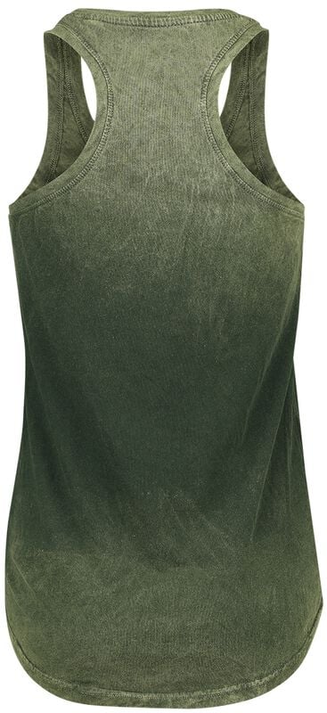 Gothicana By Emp "Elements" Top Green By Outer Vision