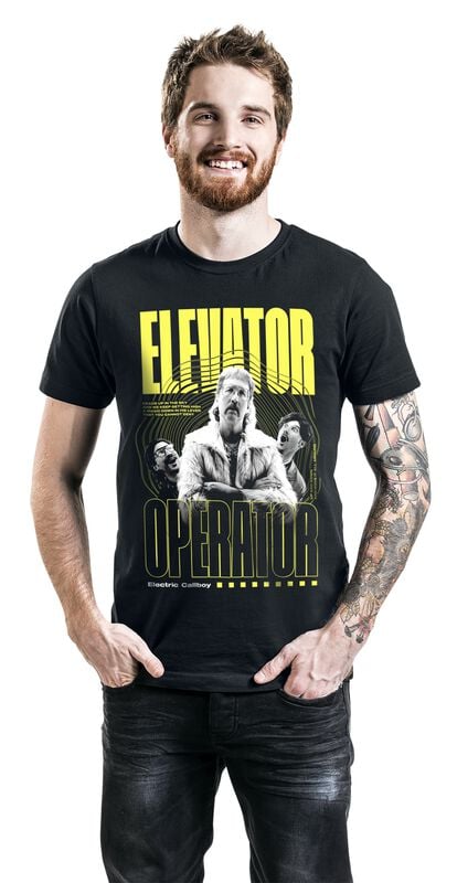 Gothicana By Emp "Elevator Operator" T-Shirt Black By Electric Callboy